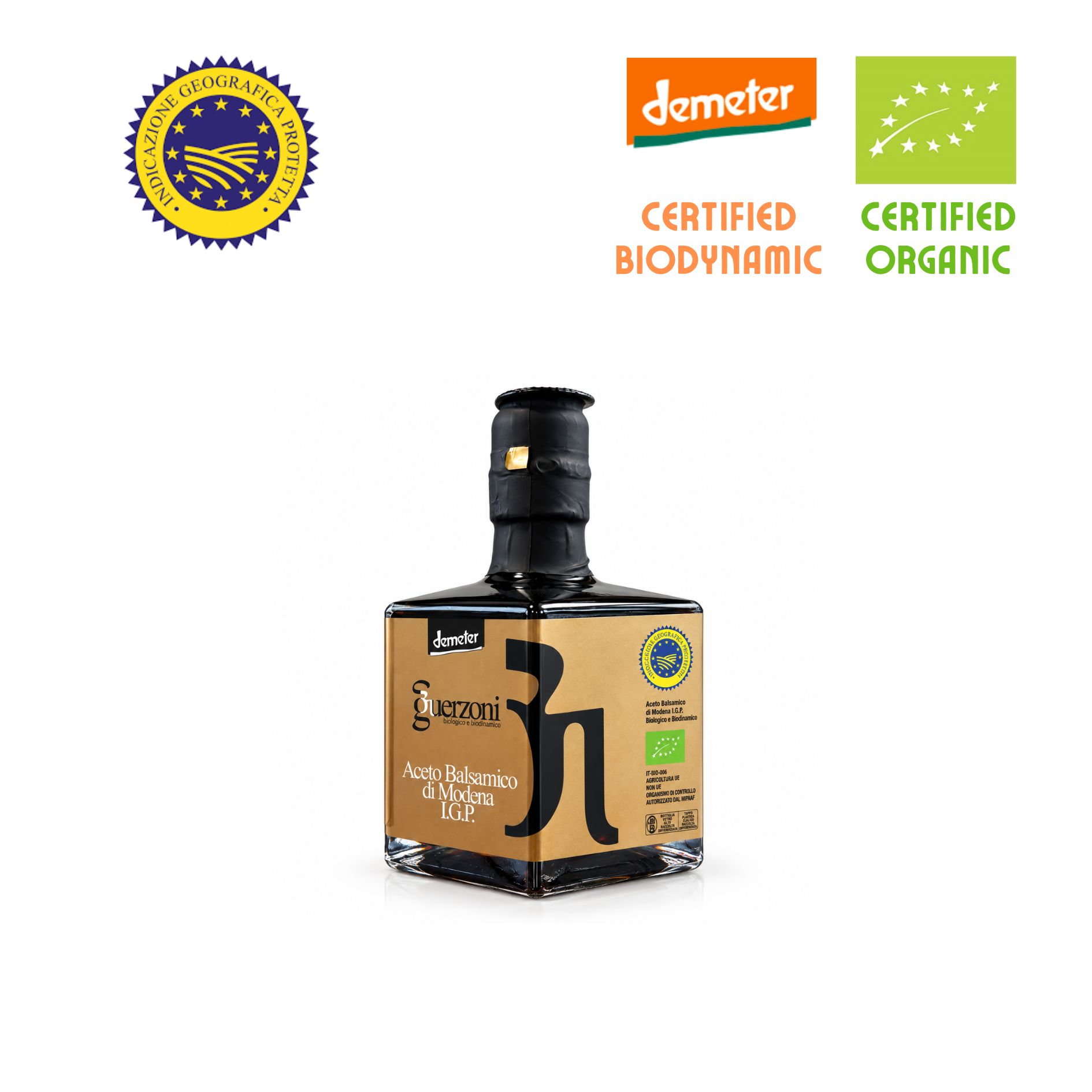 organic extra aged balsamic vinegar of Modena